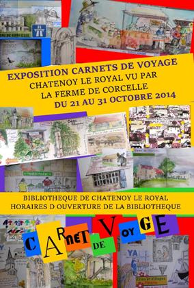 Affiche expo carnet Chatenoy
