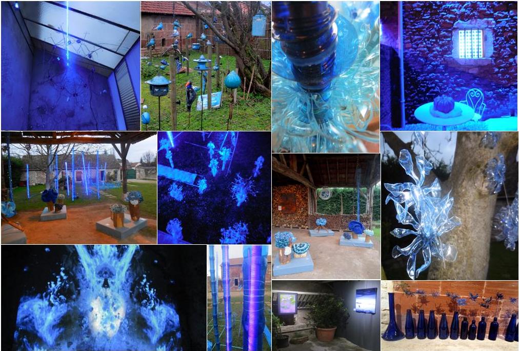 Expo bleue installations